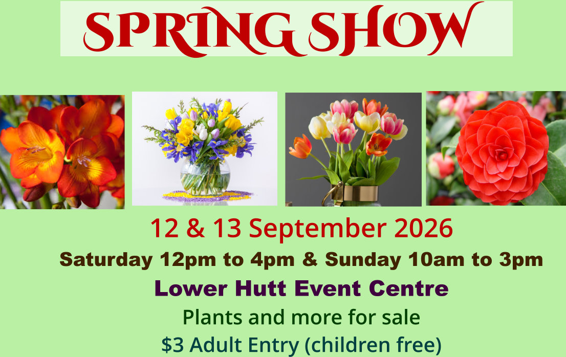 Hutt Valley Horticultural Society Spring Show