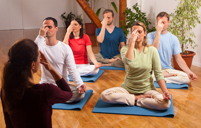Gentle Yoga Class On Tuesdays Evening for Seniors