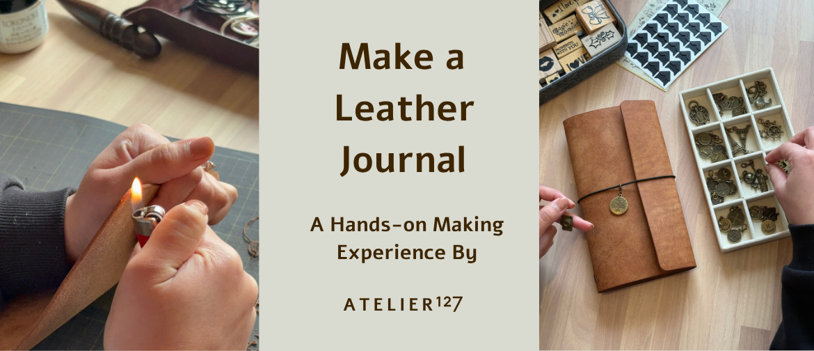 Make a Leather Journal Workshop - Bring Your Favorite Person