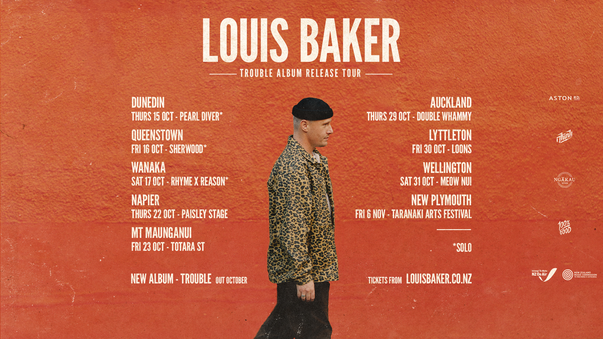 Louis Baker《Trouble》專輯發行巡演 • 芒格努伊山
