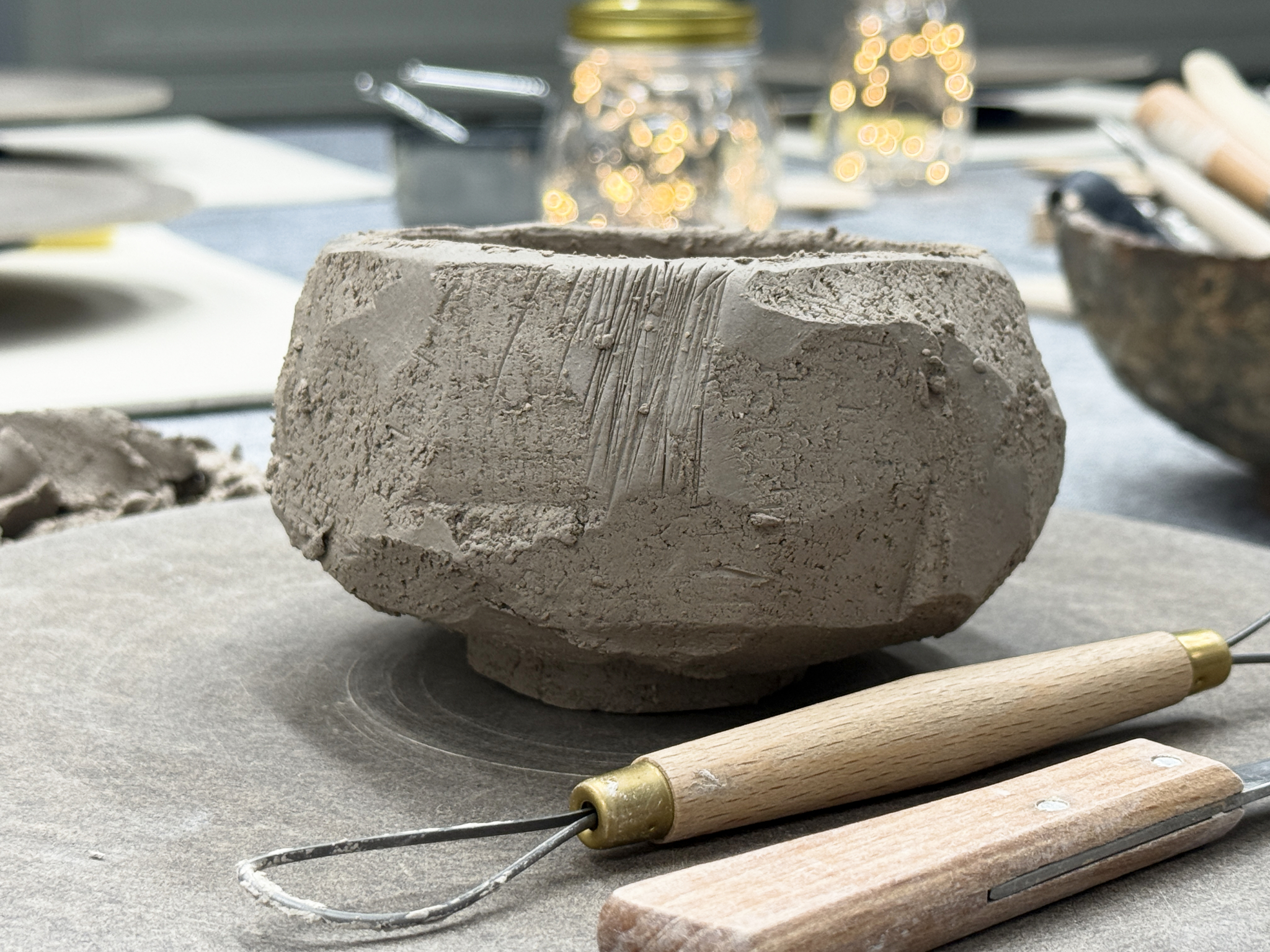 Kurinuki Footed Bowl Pottery Workshop