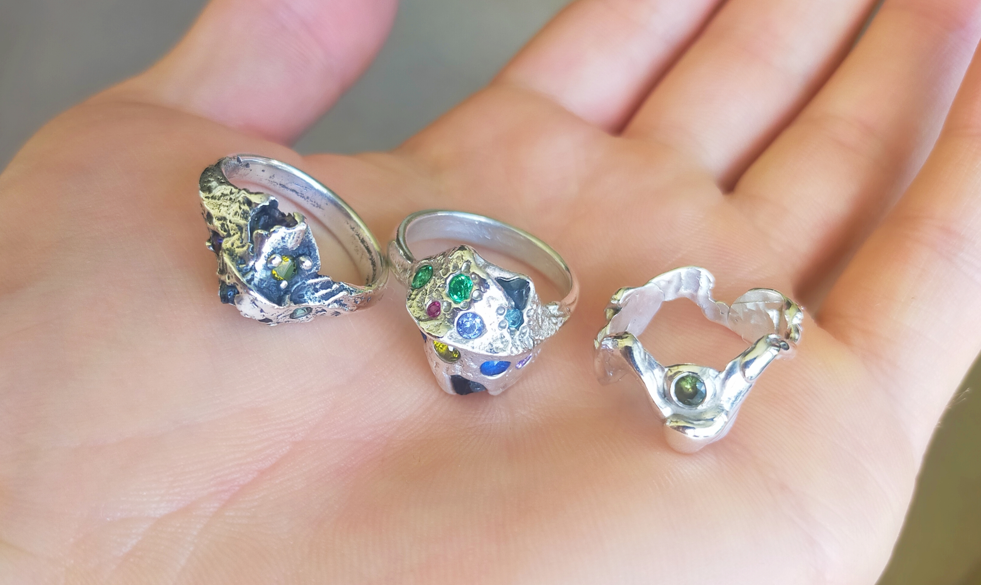 Jewellery Making - Precious Stones in Cast Rings